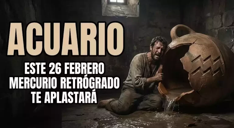 Acuario Alerta de caos por Mercurio retrógrado este 26 de febrero.
