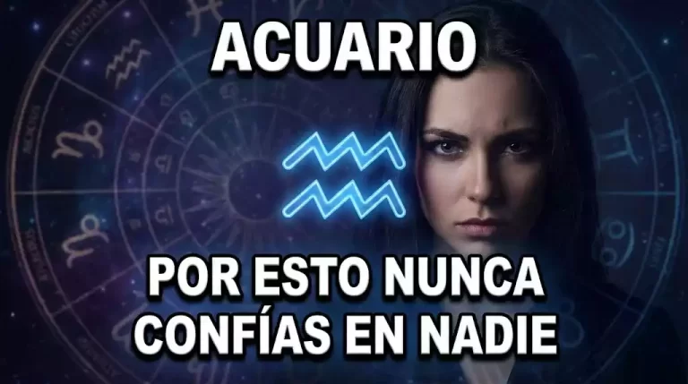 Acuario la verdadera razón por la que te cuesta tanto confiar